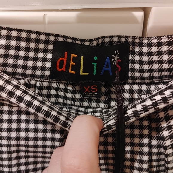 Delia*s Gingham Pleated Skirt - Picture 3 of 5